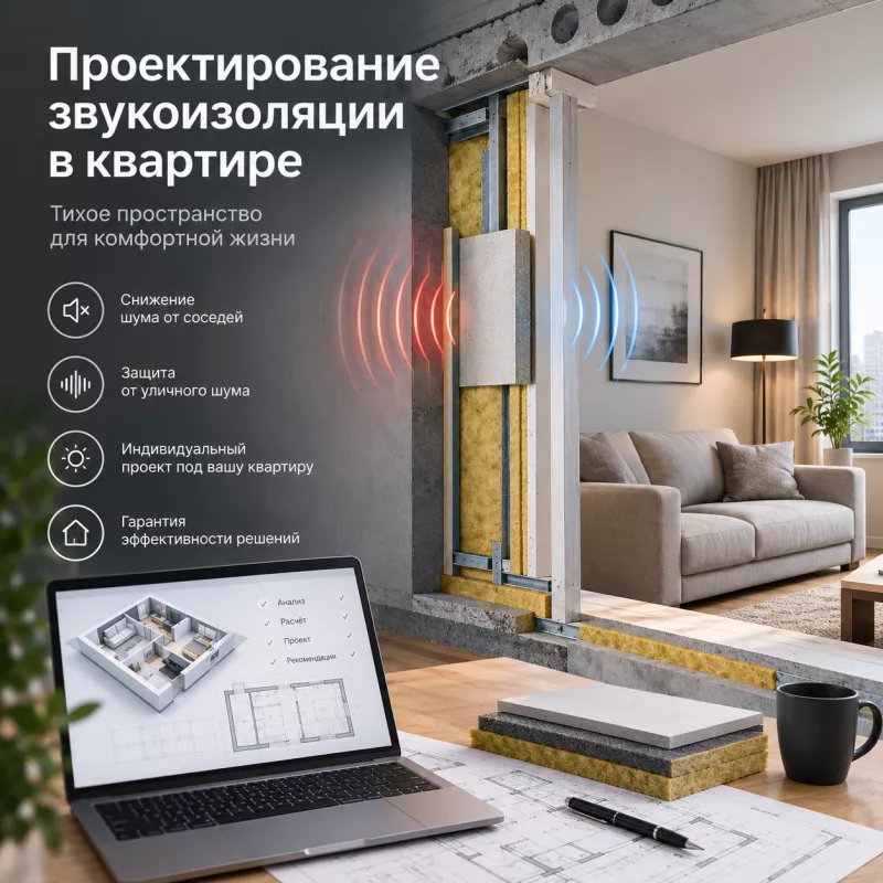 Проектирование звукоизоляции